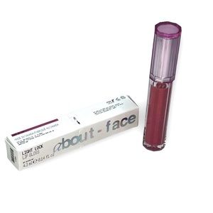 -About Face by Halsey Sheer Genius Light Lock Lip Gloss in Angel on Fire BNIB